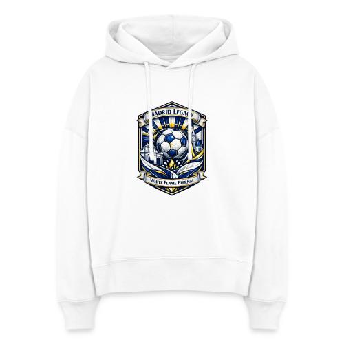 Madrid White Legacy T Shirt, Madrid Fan Gift - Stanley/Stella Nora Women's Organic Hoodie