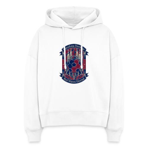 Barcelona Red Heritage T Shirt, Barsa fan Gift - Stanley/Stella Nora Women's Organic Hoodie