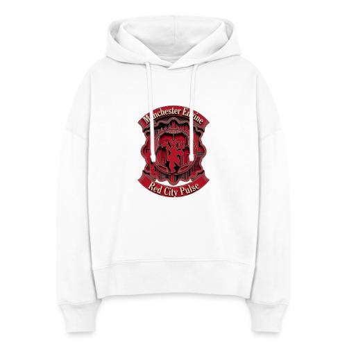 Red Manchester T Shirt, Red Soccer City Pride Gift - Stanley/Stella Nora Women's Organic Hoodie