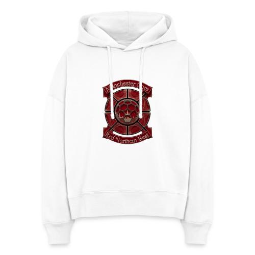 Manchester Is Red T Shirt, Soccer City Pride Gift - Stanley/Stella Nora Women's Organic Hoodie