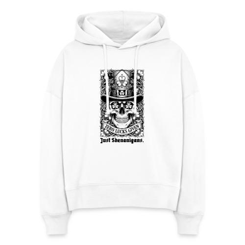 Salty Shamrock Skull T-Shirt - Stanley/Stella Nora Women's Organic Hoodie