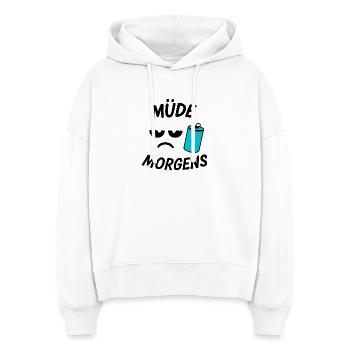 Cooler Abdruck Jugendliche  - Stanley/Stella Nora Women's Organic Hoodie - white - Front