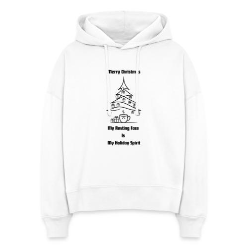 My Resting Face Is My Christmas Spirit T-Shirt - Stanley/Stella Nora Women's Organic Hoodie