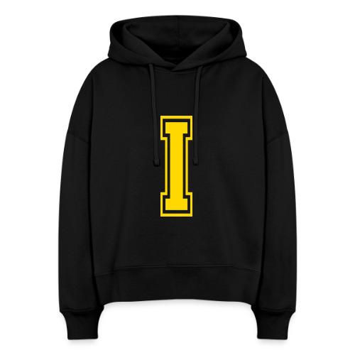 Letter I – Capital Athletic Alphabet Monogram - Stanley/Stella Nora Women's Organic Hoodie