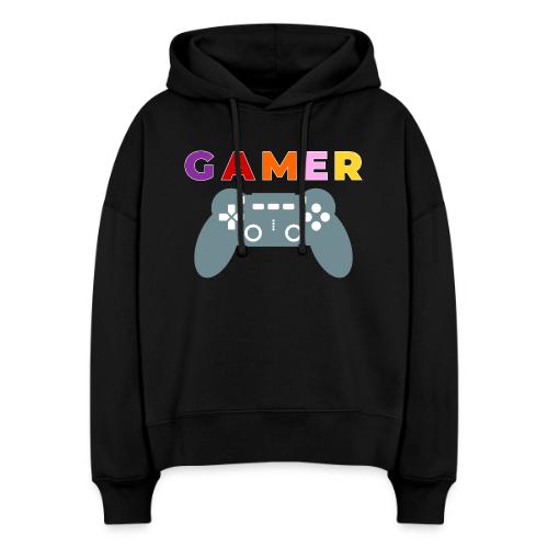 Colorful Gamer Controller Graphic - Stanley/Stella Nora Women's Organic Hoodie