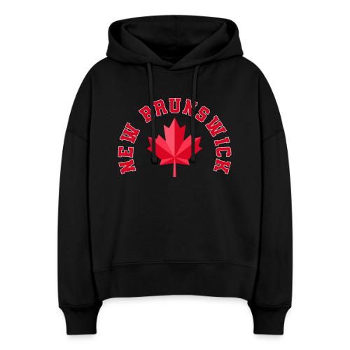 New Brunswick with maple leaf - Stanley/Stella Nora Women's Organic Hoodie