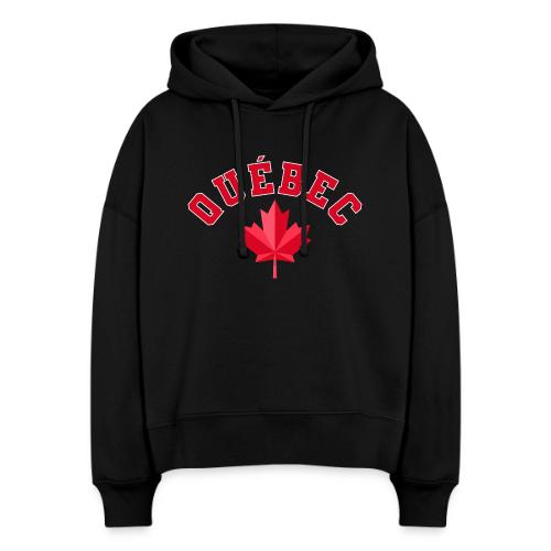 Quebec with maple leaf - Stanley/Stella Nora Women's Organic Hoodie
