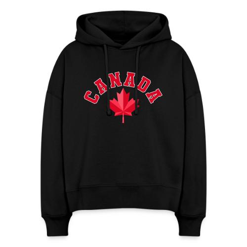 Canada with maple leaf - Stanley/Stella Nora Women's Organic Hoodie
