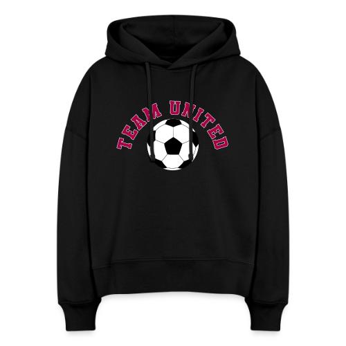 Team United Soccer Ball Sports Design - Stanley/Stella Nora Women's Organic Hoodie