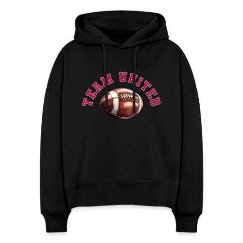 Team United American Football Design - Stanley/Stella Nora Women's Organic Hoodie