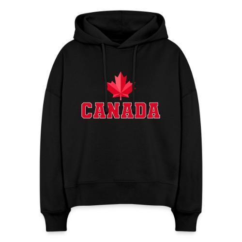 Canada with a maple leaf - Stanley/Stella Nora Women's Organic Hoodie
