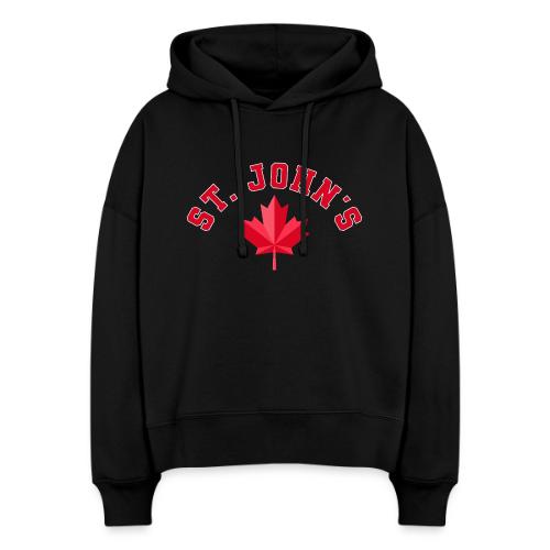 St. John's with maple leaf - Stanley/Stella Nora Women's Organic Hoodie