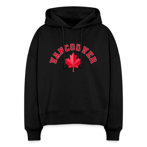 Vancouver with maple leaf - Stanley/Stella Nora Women's Organic Hoodie