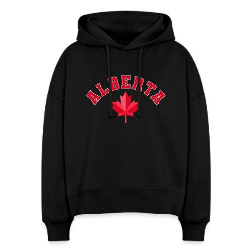 Alberta with maple leaf - Stanley/Stella Nora Women's Organic Hoodie