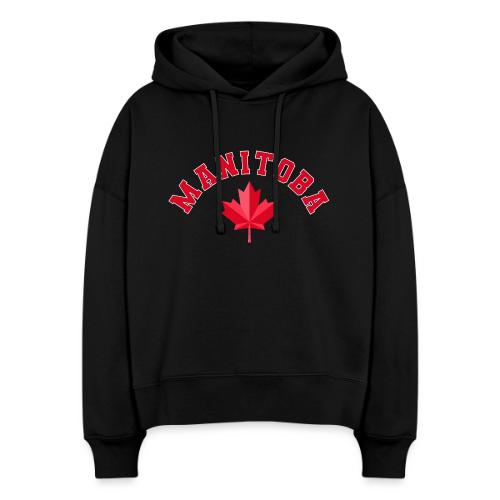 Manitoba with maple leaf - Stanley/Stella Nora Women's Organic Hoodie