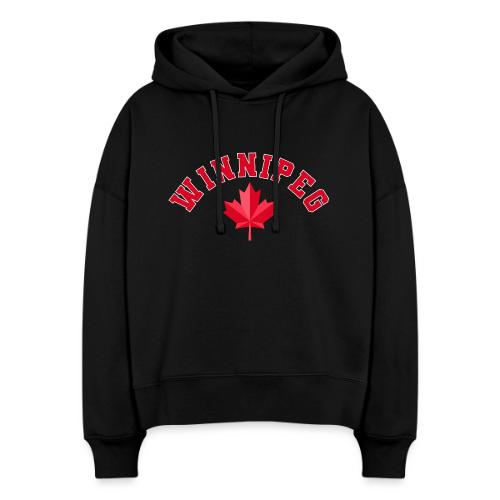 Winnipeg with maple leaf - Stanley/Stella Nora Women's Organic Hoodie