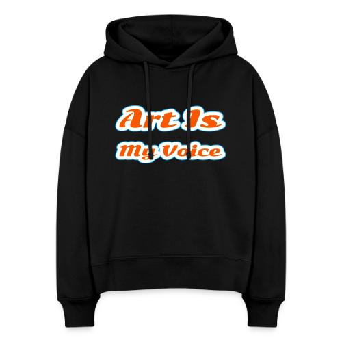 Art Is My Voice — Express Yourself Script - Stanley/Stella Nora Women's Organic Hoodie
