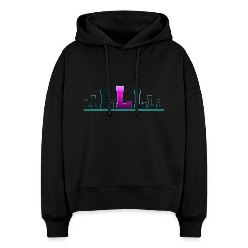 Letter L – Capital Varsity Alphabet Monogram - Stanley/Stella Nora Women's Organic Hoodie