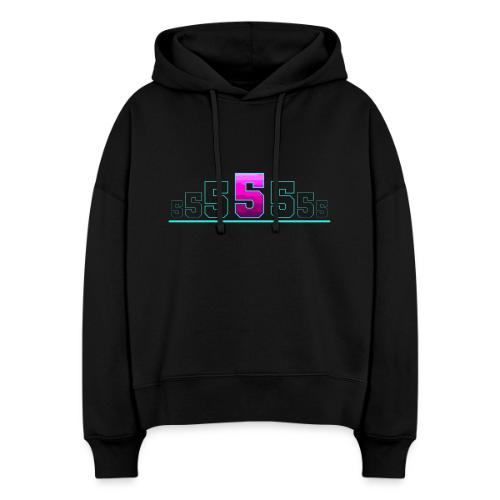 Number 5 in Magenta: Varsity Font - Stanley/Stella Nora Women's Organic Hoodie