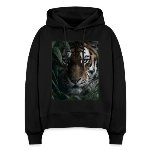 Tiger Jungle Eyes Wildlife Design - Stanley/Stella Nora Women's Organic Hoodie