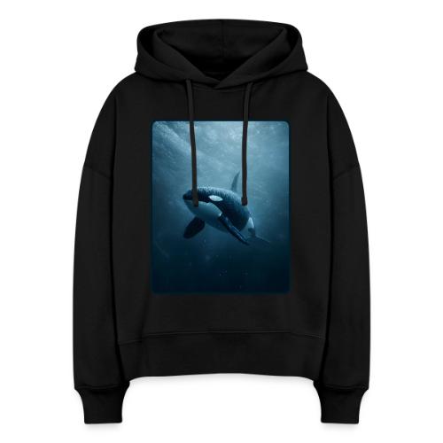 Orca Ocean Wildlife Design - Stanley/Stella Nora Women's Organic Hoodie