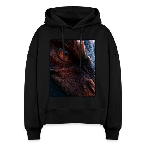 Fierce Ancient Dragon Portrait Design - Stanley/Stella Nora Women's Organic Hoodie