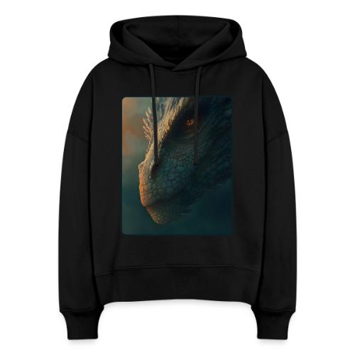 Golden Eye Dragon Close-Up Design - Stanley/Stella Nora Women's Organic Hoodie