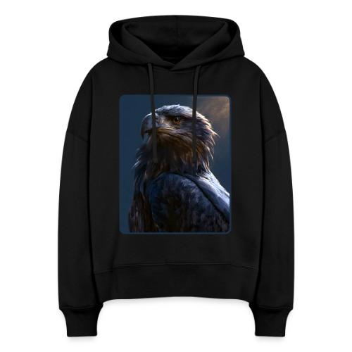 Majestic Eagle Cinematic Portrait Design - Stanley/Stella Nora Women's Organic Hoodie