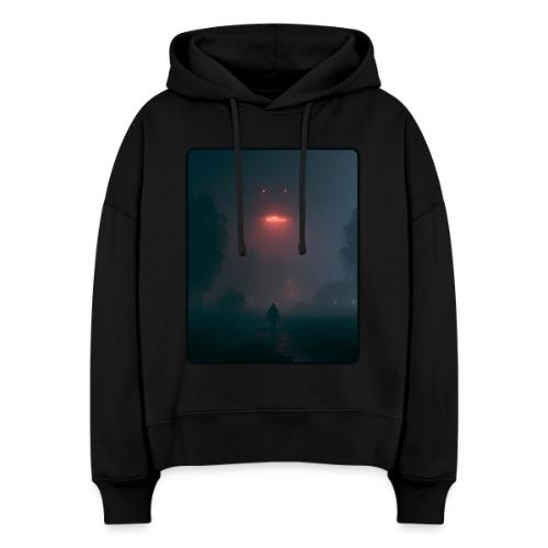 Mysterious UFO Encounter Design - Stanley/Stella Nora Women's Organic Hoodie