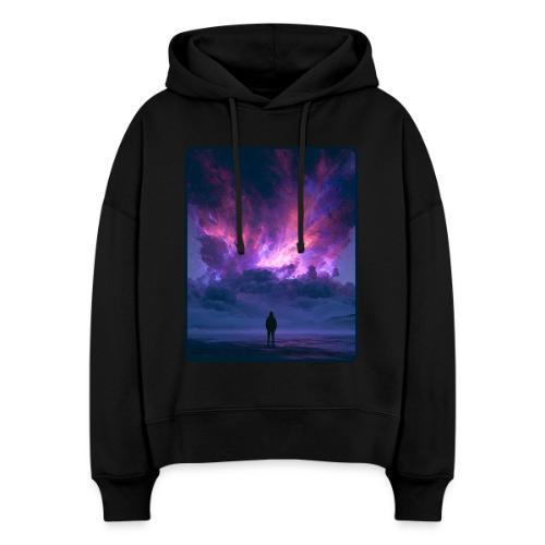 Cosmic Supernova Night Design - Stanley/Stella Nora Women's Organic Hoodie