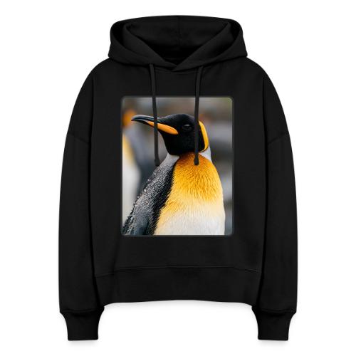 King Penguin Portrait Design - Stanley/Stella Nora Women's Organic Hoodie