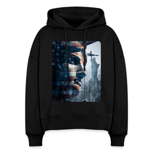 USA: Liberty in Three Visions - Stanley/Stella Nora Women's Organic Hoodie
