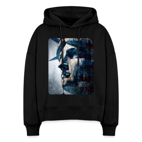 USA: Urban Liberty Triptych - Stanley/Stella Nora Women's Organic Hoodie