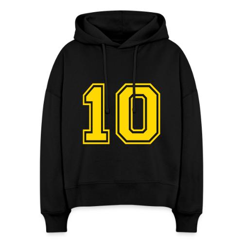 Number 10 in a classic athletic collegiate font - Stanley/Stella Nora Women's Organic Hoodie