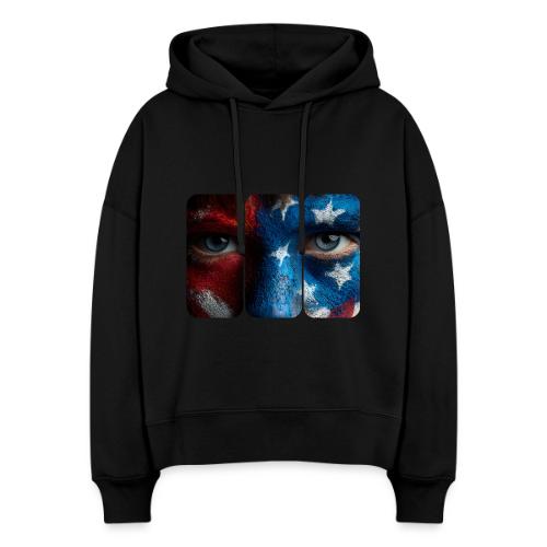USA: Painted for the Flag - Stanley/Stella Nora Women's Organic Hoodie