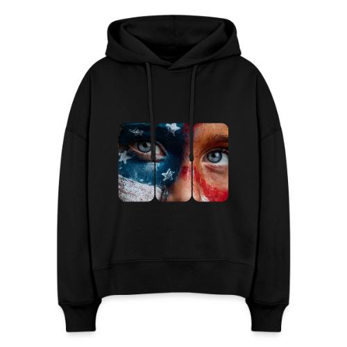 USA: Star-Spangled Glance - Stanley/Stella Nora Women's Organic Hoodie