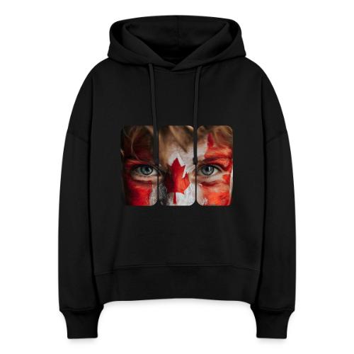Canada: Maple Leaf Gaze - Stanley/Stella Nora Women's Organic Hoodie
