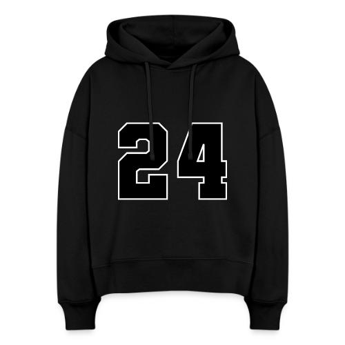 Varsity Number 24 College Font - Stanley/Stella Nora Women's Organic Hoodie