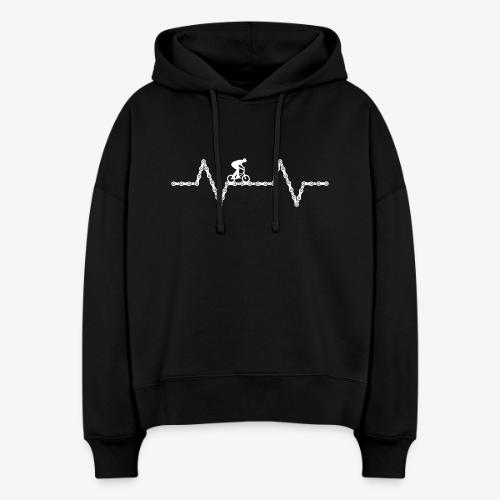 bmx bike heartbeat - Stanley/Stella Nora Women's Organic Hoodie