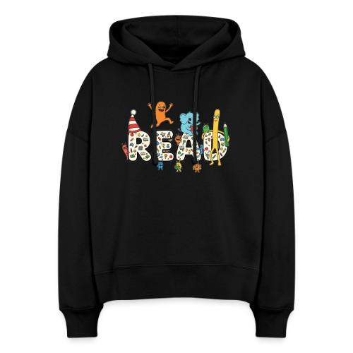 Whimsical READ Kids Cartoon - Stanley/Stella Nora Women's Organic Hoodie