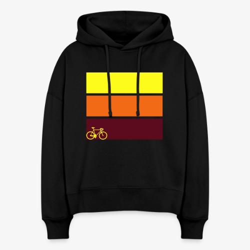 tricolor with bicycle - Stanley/Stella Nora Women's Organic Hoodie