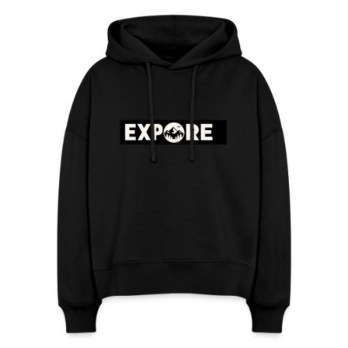 Adventure Oxygen Nature Mountain Forest Typography - Stanley/Stella Nora Women's Organic Hoodie