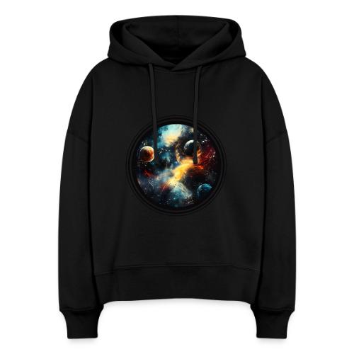 Painted Cosmos of Planets - Stanley/Stella Nora Women's Organic Hoodie