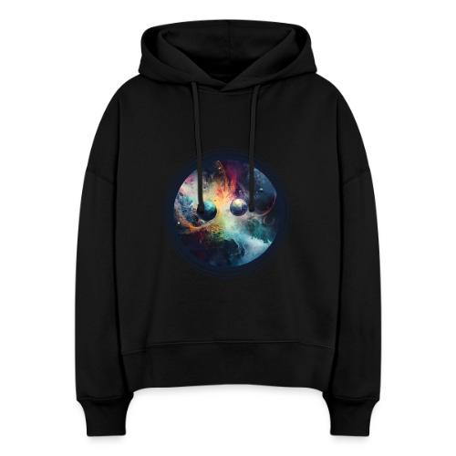 Chaotic Color Planets - Stanley/Stella Nora Women's Organic Hoodie