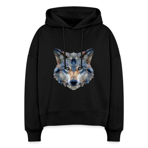 Wolf: Chromatic Wild Gaze - Stanley/Stella Nora Women's Organic Hoodie