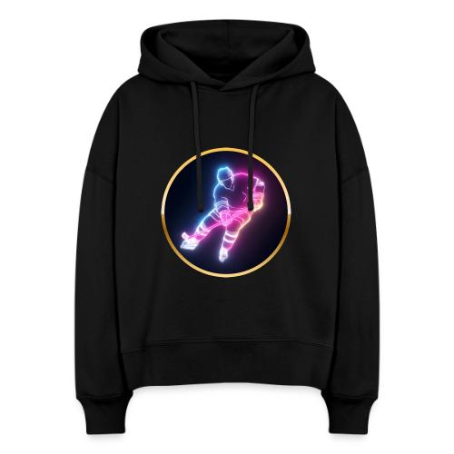 Hockey: Neon Ice Striker - Stanley/Stella Nora Women's Organic Hoodie