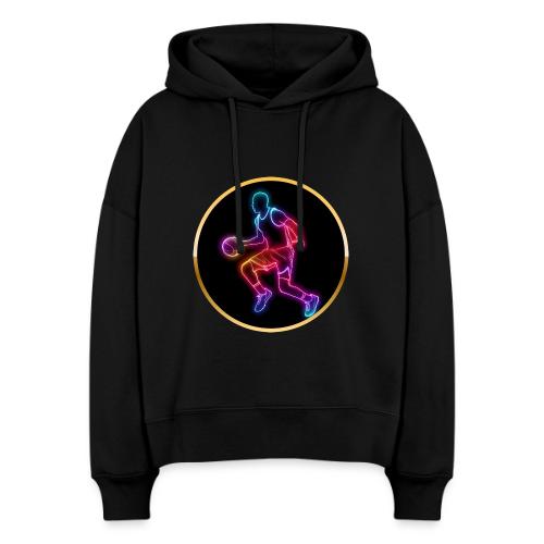 Basketball: Neon Dribble Pulse - Stanley/Stella Nora Women's Organic Hoodie