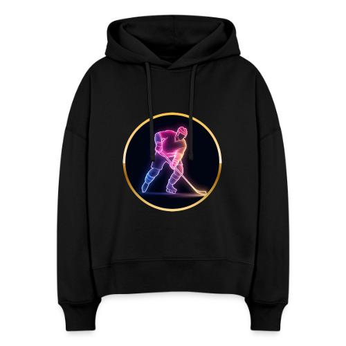 Hockey: Neon Ice Rush - Stanley/Stella Nora Women's Organic Hoodie