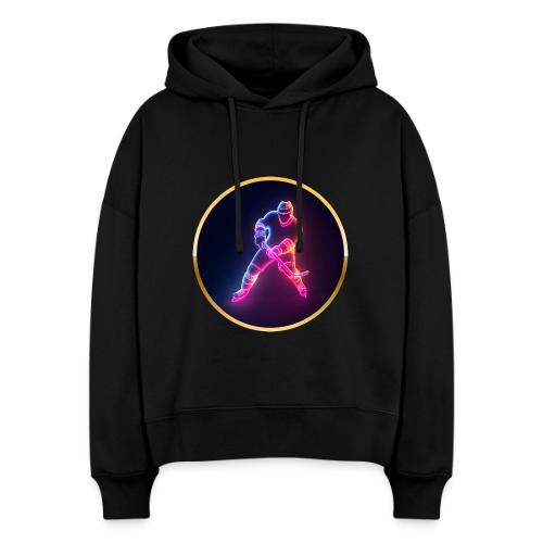 Hockey: Neon Ice Strike - Stanley/Stella Nora Women's Organic Hoodie