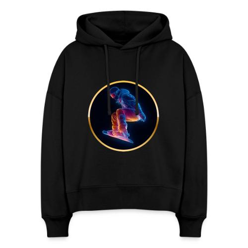 Snowboarding: Arctic Neon Leap - Stanley/Stella Nora Women's Organic Hoodie